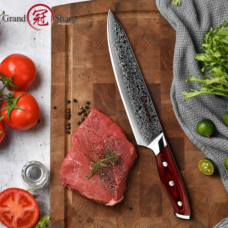 Shibazi Kitchen Knife Professional Chinese Kitchen Knife Slicing Knife  Composite Steel Mulberry Knife Kitchen Supplies F208-2