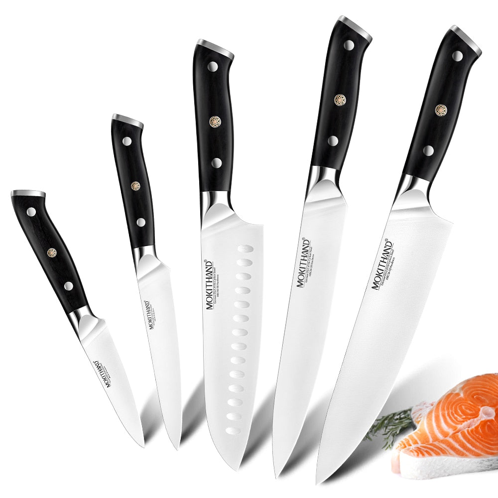 Mokithand 7 Inch Chef Knife Handmade Forged Sharp Kitchen Knives