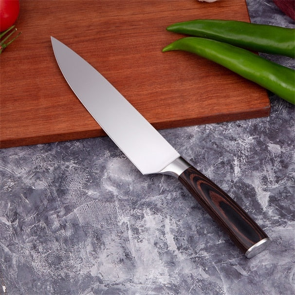 Professional Japanese Chef Knives 7CR17 High Carbon Stainless